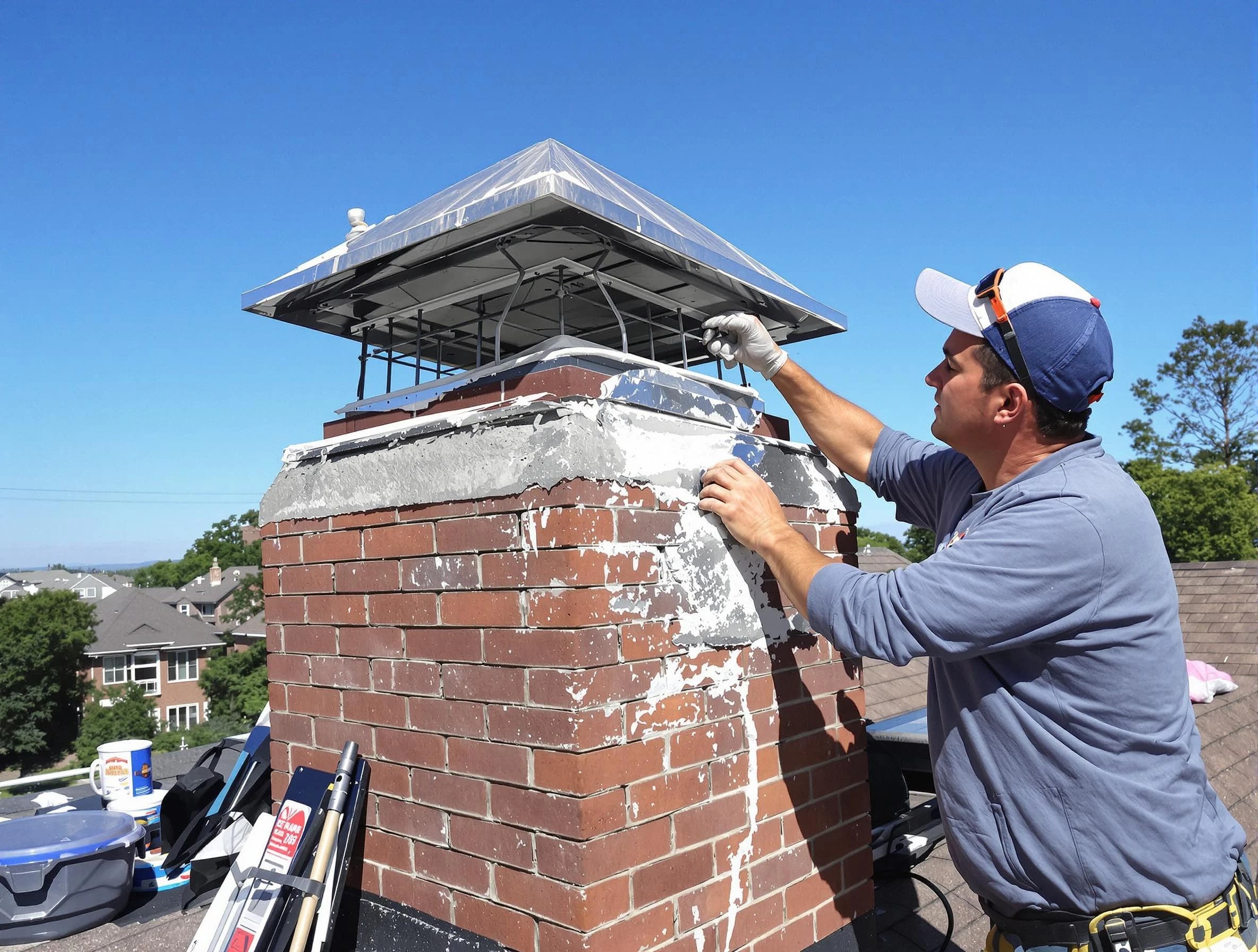 Chimney Crown Services service in Sunset, UT